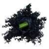 Afro Coque Preto Cabelo Puff Aplique Cacheado Orgânico - Image 2