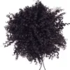 Afro Coque Preto Cabelo Puff Aplique Cacheado Orgânico - Image 4