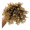 Afro Coque Preto Cabelo Puff Aplique Cacheado Orgânico - Image 7