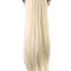 Aplique Liso Pretoorgânico 150g Rabo Premium Cavalo 70cm - Imagem 3